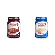 Bundle of Premier Protein 100% Whey Powder Tubs, Chocolate Milkshake + Vanilla Milkshake