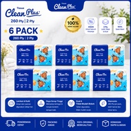 CleanPlus Premium Tissue 260 Ply 2 Ply (6 PACK)