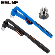 ESLNF Portable Bicycle Torque Wrench Hexagonal Set 10-20nm High-Precision Adjustable torque sleeve High strength steel Torque with Rubber Cover Bike repair tools