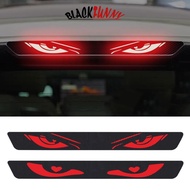 BLACKFUNNY Car Brake Lights Taillight Sticker Warning Lamp Protector Sticker Carbon Fiber Covers Dev