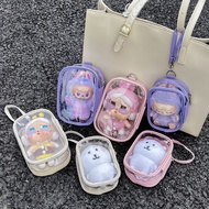 Japanese Style New Transparent Doll lb Bag Pvc Pain Bag Cotton Doll Dust and Water Resistant Display