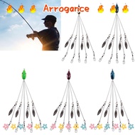 ARROGANCED 5PCS Alabama Umbrella Rig, 5 Arms 4 Blades Umbrella Fishing Rig, Durable 20.5cm with Snap