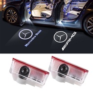 New Car Door Lights Logo Laser Decor Project Ghost Lamp For Mercedes Benz A B C M ML GLA GLS E Class W176 W205 W166 W246 W212
