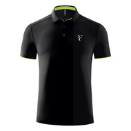 Uniqlo Federer Same Tennis Wear Áo Thun Nhanh Khô Quần Vợt Cao Cấp Áo Polo Quần Vợt Thể Thao Hàng Đầ