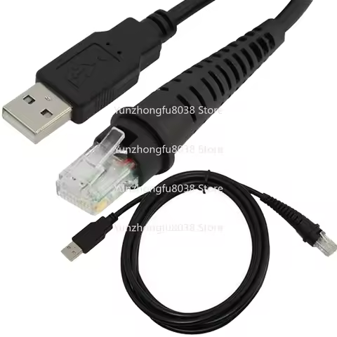 USB A To RJ45 Cable for Barcode Scanners MS7120 MS5145 MS 9540 MS7180 MS1690 MS9590 MS9520