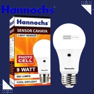 CAHAYA HANNOCHS LED BULB LIGHT SENSOR HANNOCHS LED/ LIGHT SENSOR 9W 9WATT 9 WATT 9 W CDL COOL DAYLIG
