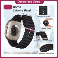 Strap For Smartwatch Series 8 Ultra 7 6 5 4 3 2 1 SE Silicon Sports Strap 42/44/45/49mm universal St