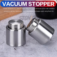 Reusable Wine Stoppers, Wine Corks Keep Fresh Preserver Stainless Steel Wine Bottle Plug Saver Vacuum Rubber Sealer Silicone Pump Cup Stonego Kitchen Accessories for Wine Lovers Gifts