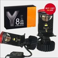1 Pair H4 LED Headlight Bulbs for Car Y8 LED Headlamp Bulbs