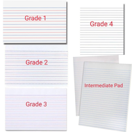 Intermediate pad /Grade pad / Writing paper grade 1/2/3/4