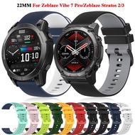 22mm Bands Bracelet For Zeblaze Vibe 7 Pro Smart Watch Straps Silicone Wristband Zeblaze Stratos 2/3 GTR 2 Replacement Watchband