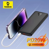 【Local Stock】Baseus Airpow 20W Power Bank 10000/20000mAh Fast Charge Powerbank for iPhone 15/14/13/12 Xiaomi Batterie Externe