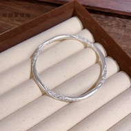 Silver Art Jewelry {Day} Pure Silver 9999 Chinese Style New Chinese Style Ancient Method Bracelet Au