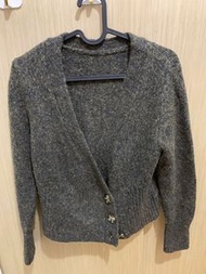 Zara 墨綠色針織外套