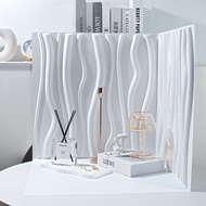 1pcs 3D Stereoscopic White PVC Background Boards