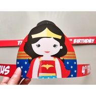 Wonder Woman Birthday Hat