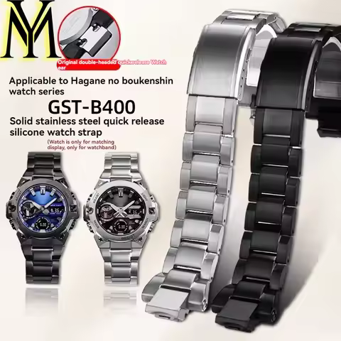 gst-b400 High quality stainless steel For Casio G-shock watch Men's Steel Heart GST-B400-1A convex w