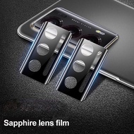 Honor MagicV MagicV3 MagicVs2 MagicVs3 3Pcs 9D Black Camera Lens Tempered Glass Film For Honor Magic