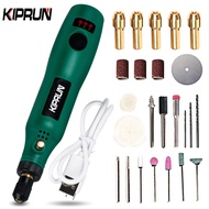 [Ready stock] KIPRUN Cordless Drill Engraver Pen 3.7V  USB Cable  Mini Variable Speed Mini Electric Drill Rotary Power Tools Electric Hand Drill 3-Speed Rotary Tool Grinding With Drill Bit Accessory Kit Dremel Tools