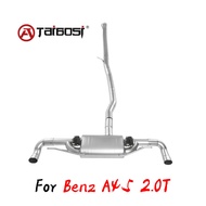 For Mercedes Benz A45 A45S W176 W177 AMG 2.0T Car Catback Exhaust System Pipe Taibosi Performance El