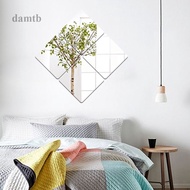 DTB 1Pcs Home DIY HD Mirror Wall Sticker Full-length Self-adhesive Mirror for Kitchen Wall Home Wall