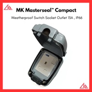 MK Masterseal™ Compact Weatherproof Switch Socket Outlet 13A, IP66