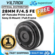 Viltrox AF 28mm f/4.5 FE VCM ASPH ED E-Mount / XF Mount Auto Focus Prime Pancake Lens