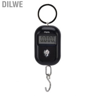 Dilwe BS Luggage Scale Portable Keychain Handle 25kg Weighing Black Hanging Digital