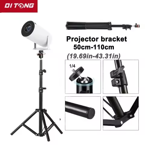 DITONG 110cm Universal Portable Bracket for magcubic HY300 pro Projector Tripod Stand Mount for magc