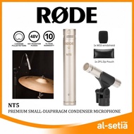 RODE NT5 / NT5 MATCHED PAIR PREMIUM SMALL-DIAPHRAGM CONDENSER MICROPHONE - CARDIOID POLAR PATTERN | 