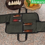 [Kloware] Multifunction Cutlery Knives Holder, Cutlery Knives Holder, Camping Tableware Storage Bag 