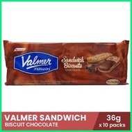 ∆ Valmer Sandwich Biscuits Chocolate 36g x10 Packs