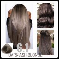 🔥READY STOK🔥6/11DARK ASH BROWN Hair Dye Color Cream 100ML/Popular Profesional Hair Colour  warna ram