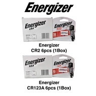 [ ENERGIZER ] (CR2/CR123A) Lithium Battery 6pcs / Box | 10 Year Shelf Life