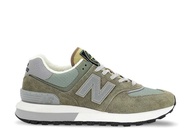 Sepatu Stone Island × New Balance 574 Legacy Hijau