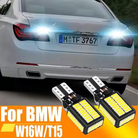 2pcs W16W T15 921 912 LED Canbus Reverse Light Bulb Car Back Up Lamp For BMW E90 F10 E87 E60 F13 F01