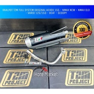 KNALPOT TZM PROJECT AEROX 155 NEW OLD NMAX VARIO 125 150 BEAT FI PCX 150 160 GENIO BEAT STREET LED 2