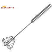 Hand Push Rotary Whisk Blender Hand Push Mixer Stirrer for Blending