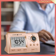 [Lovoski2] Azan Alarm Clock Snooze Temperature Father's Day Gift Decoration Digital Prayer Alarm Azan Alarm Table Clock