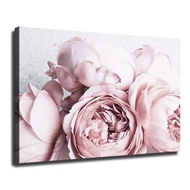 Wall Decor Peonies Flowers Poster Wall Art Printing Picture Canvas Living Room Decor Painting Framed