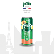 Perrier Natural Peach Flavored Sparkling Mineral Water 250ML