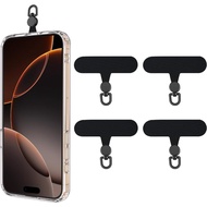 TiMOVO Phone Tether Tab Rotatable 360°, 4 Pack Cell Phone Lanyard Patch for Phone Strap, Anti-theft 