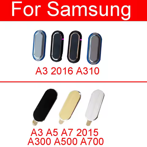 Home Return Key Button For Samsung Galaxy A3 A5 A7 2015 2016 A310 A300 A500 A700 Menu Return Key Rec