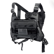Motorcycle Cycling Chest Bag Tactical Bag Functional Vest Bag Casual Men's Vest Bag Chest Bag Vest T