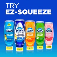Dawn Platinum EZ-Squeeze Dish Soap Liquid, Dishwashing Liquid, Grease Removal, Upside Down Bottle or