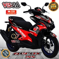 Decal Aerox 155 Old Full Body Stiker Aerox 155 Old Keren Striping Aerox 155 Old Variasi Petronas SRT
