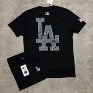 MLB New LA Branded T-Shirt with/ Embroidery MLB Embordery LA Premium/ T-Shirt Unisex Branded T-Shirt