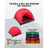 TENDA LWY SINGLE LAYER TENT 4 PERSON CAMPING TENT