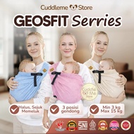 NEW Geosfit Ice Cream Series Cuddleme - Baby Carrier Support M-Shape Newborn 3kg - 15 kg