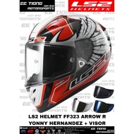LS2 HELMET FULL FACE *FF323 ARROW REPLICA YONNY HERNANDEZ + VISOR ( L - 3XL ) LAST STOCK OFFER PROMO